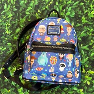 Loungefly Disney World of Pixar mini Backpack